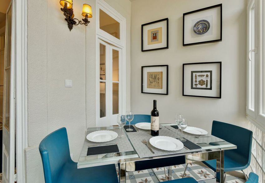 Imagem Sala de estar de apartamento t1 em Rua Andrade, 48 - 3 andar