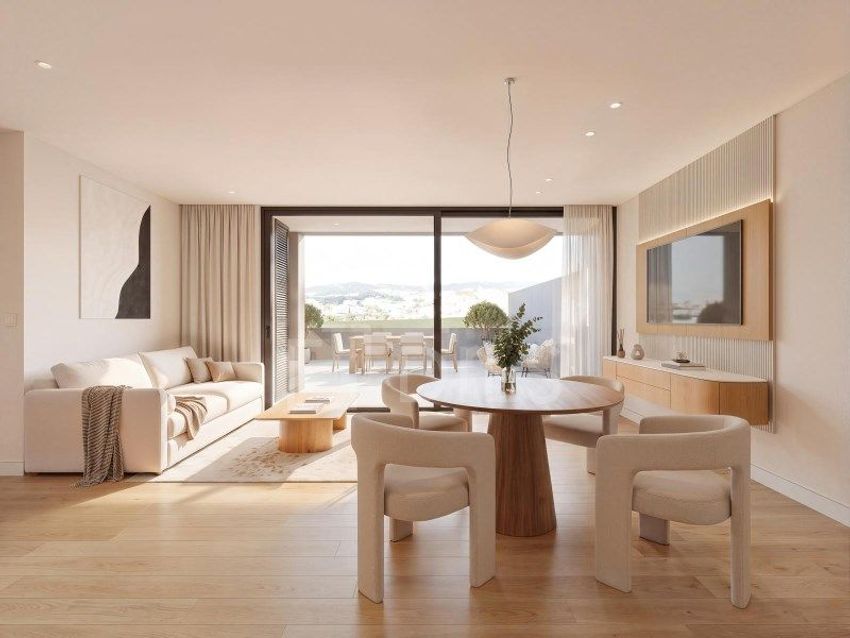 Imagem Sala de estar de apartamento t2 em Rua Manariz, 73