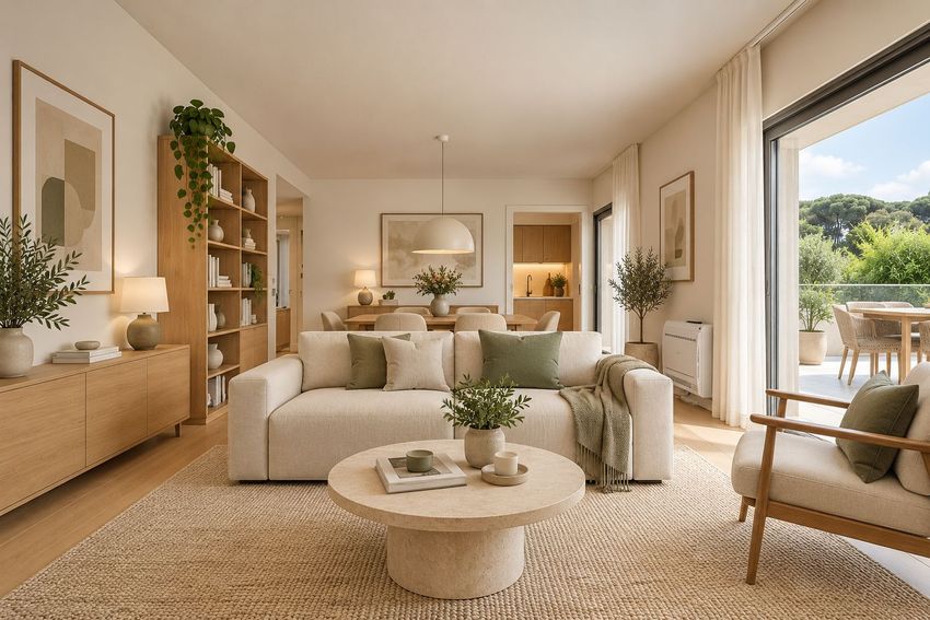 Imagem Sala de estar de apartamento t3 em Rua Doutor Aristides Sousa Mendes, 46