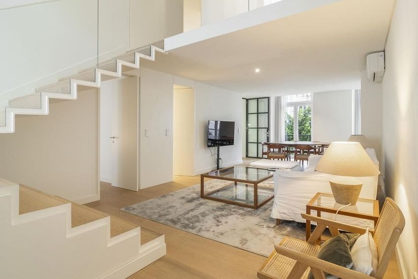 Imagem Sala de estar de apartamento t3 em Campo dos Mártires da Pátria