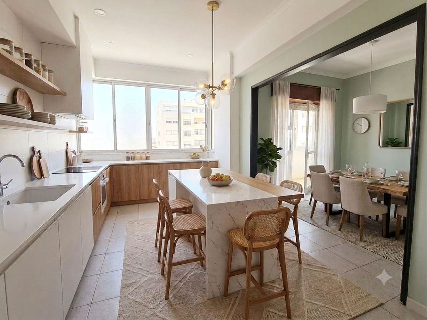 Imagem Sala de estar de apartamento t2 em Estação de Agualva-Cacém