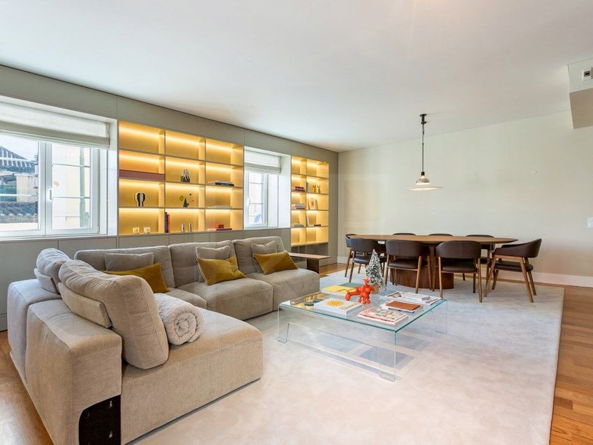 Imagem Sala de estar de apartamento t3 em Junqueira