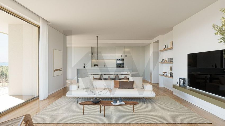 Imagem Sala de estar de apartamento t1 em Avenida José Estrela Leão s/n
