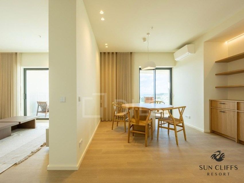 Imagem Sala de estar de apartamento t1 em Praia Dona Ana