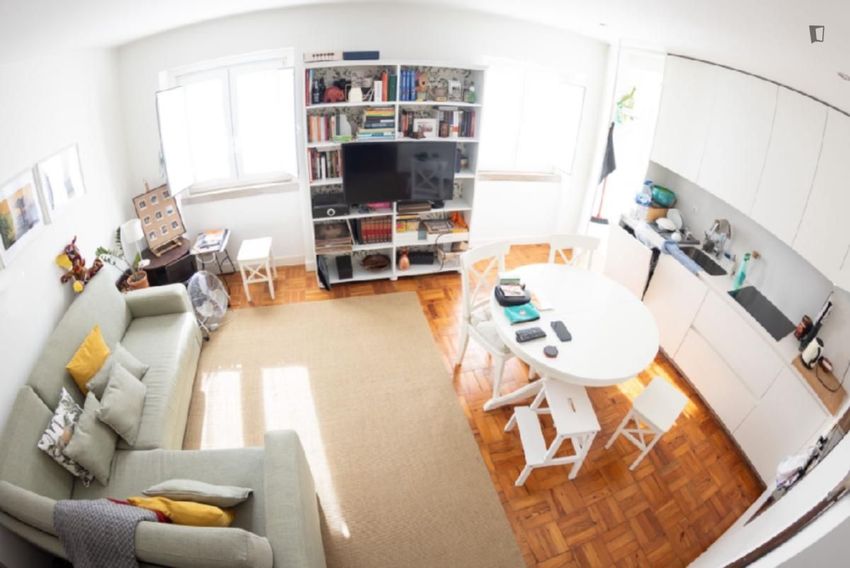 Imagem Sala de estar de apartamento t2 em Travessa Santo António à Graça