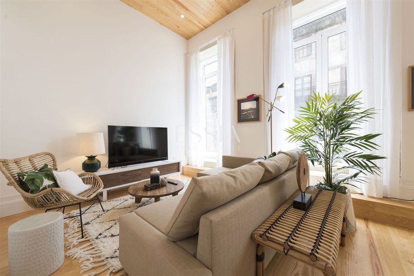 Imagem Sala de estar de apartamento t3 em Rua de Santo Ildefonso