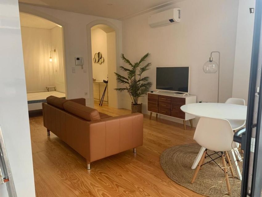 Imagem Sala de estar de apartamento t1 em Rua Formosa