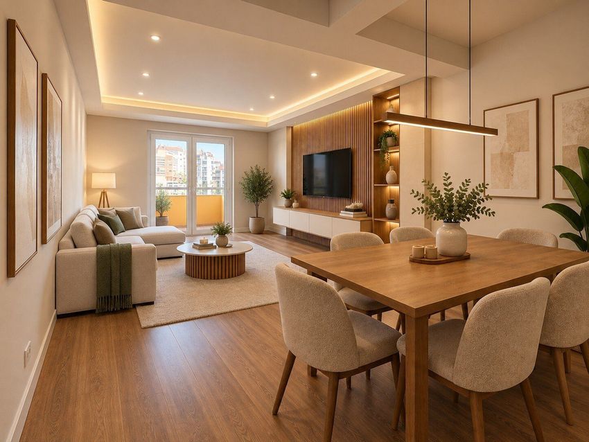 Imagem Sala de estar de apartamento t2 em Bairro do Liceu - Vanicelos