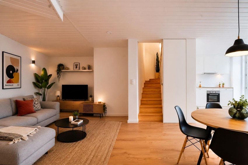 Imagem Sala de estar de duplex em Rua do Doutor Barbosa de Castro, 70
