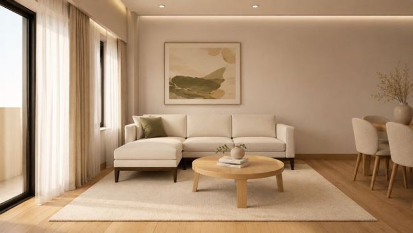 Imagem Sala de estar de apartamento t2 em Rua Valdemar José Oliveira