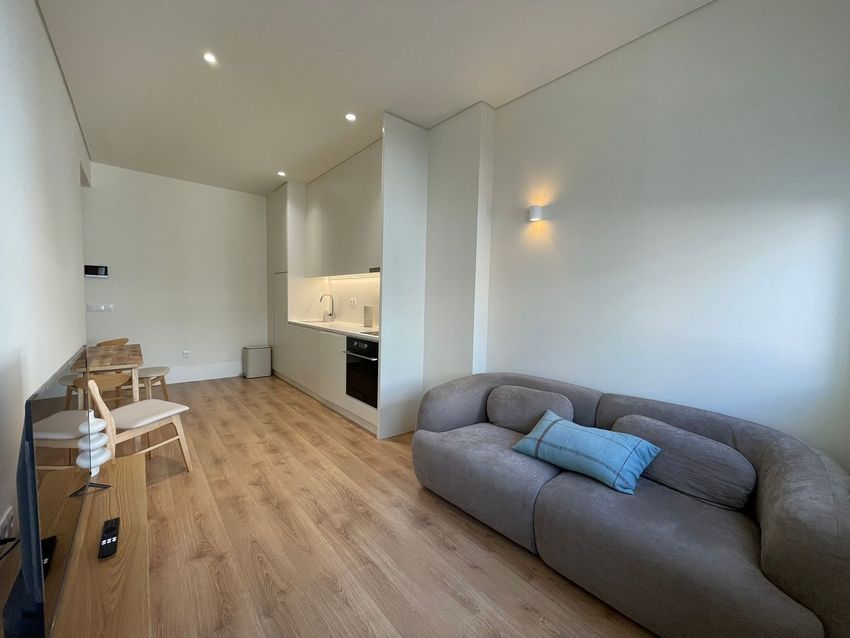 Imagem Sala de estar de apartamento t1 em Rua do Breiner, 191