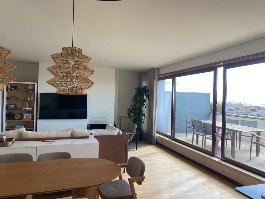 Imagem Sala de estar de penthouse em Rua do Sol Poente, 855