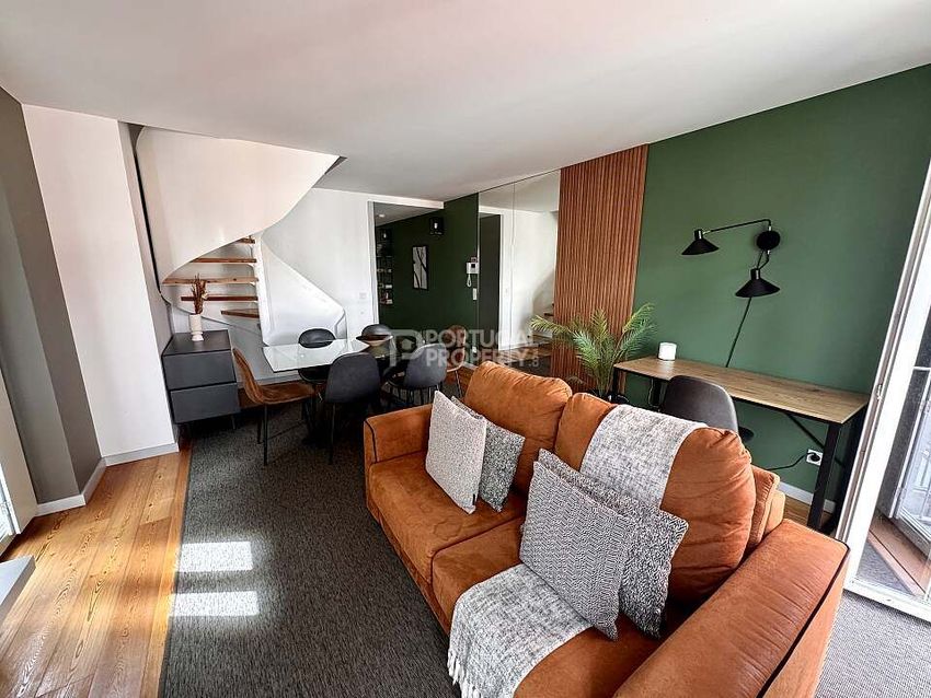 Imagem Sala de estar de apartamento t2 em Vitória - Clérigos