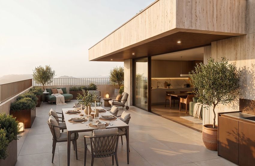 Imagem Terraço de apartamento t2 em Rua António de Matos s/n