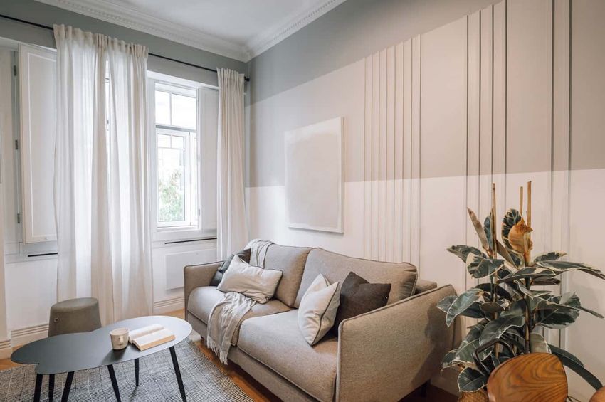 Imagem Sala de estar de apartamento t1 em Rua Viriato, 2