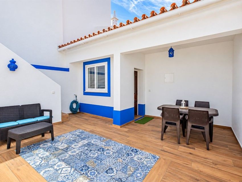 Imagem Sala de estar de  moradia geminada em Aldeia de Budens