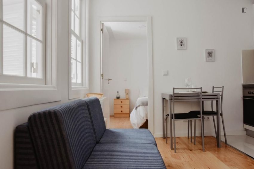 Imagem Sala de estar de apartamento t1 em Rua Adelino da Veiga