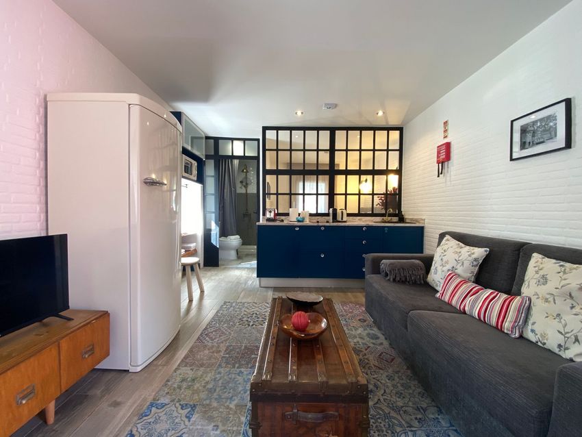Imagem Sala de estar de apartamento t1 em Rua Marquês de Viana