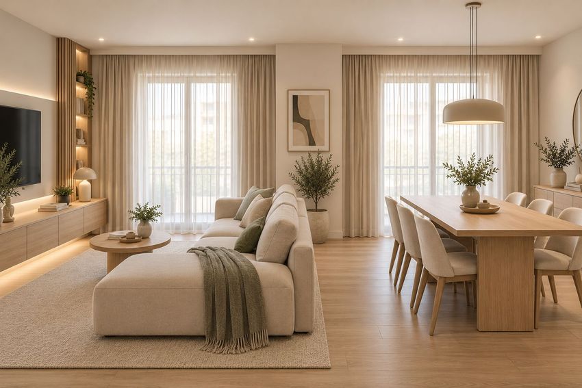 Imagem Sala de estar de apartamento t2 em Rua 9 de Abril, 58