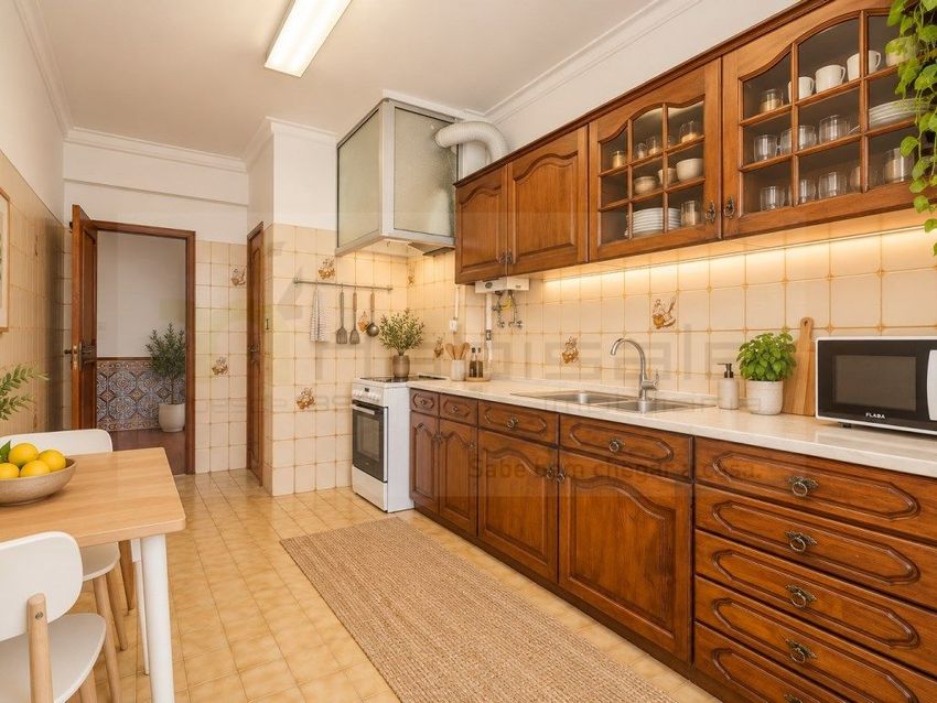 Imagem Cozinha de apartamento t3 em Rua das Rosas, 16