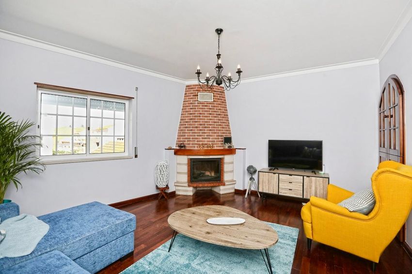Imagem Sala de estar de apartamento t4 em Peniche