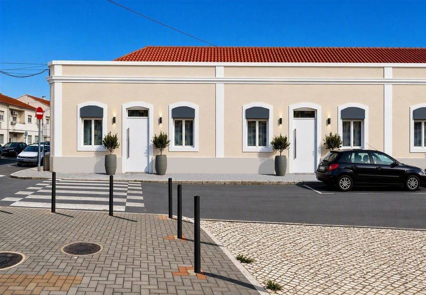 Imagem Fachada de  moradia independente em Rua Infante Dom Henrique, 86