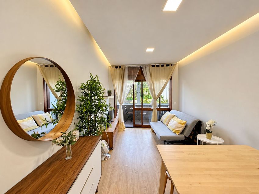 Imagem Sala de estar de apartamento t1 em Rua de Santa Catarina, 1207