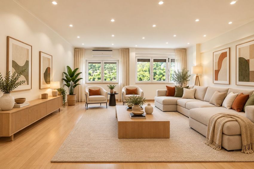 Imagem Sala de estar de apartamento t3 em Rua José Cardoso Pires, 5