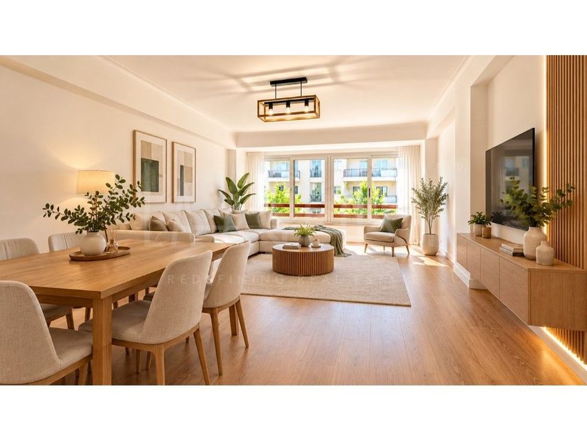 Imagem Sala de estar de apartamento t3 em Alto dos Moinhos