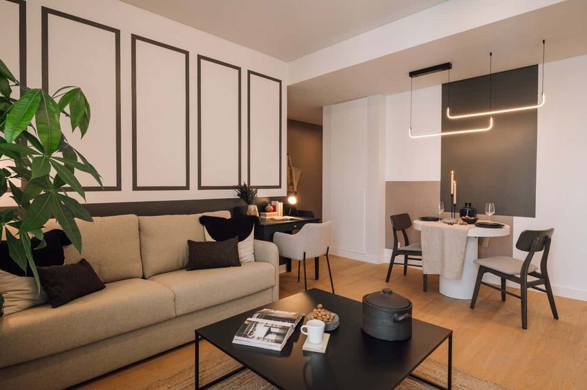 Imagem Sala de estar de apartamento t1 em Avenida Luís Bívar, 91