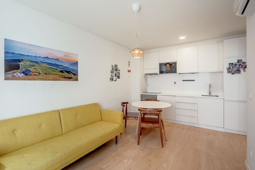 Imagem Sala de estar de apartamento t1 em Escadinhas dos Terramotos