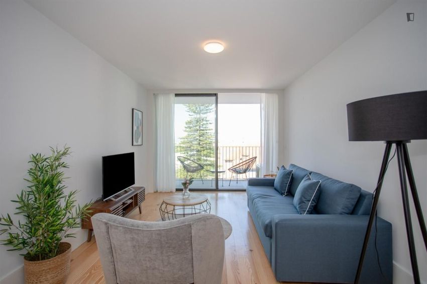 Imagem Sala de estar de apartamento t1 em Praça da República