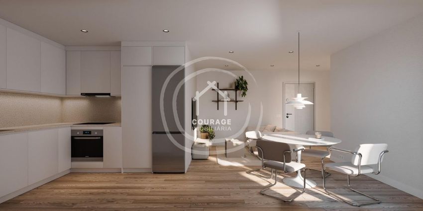 Imagem Sala de estar de apartamento t2 em Estrada de Chousos
