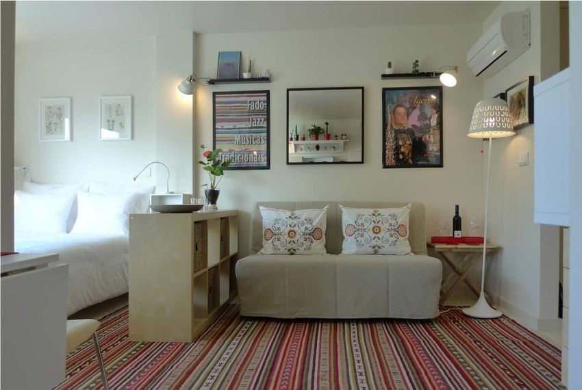 Imagem Sala de estar de apartamento t1 em Rua da Boavista, 279