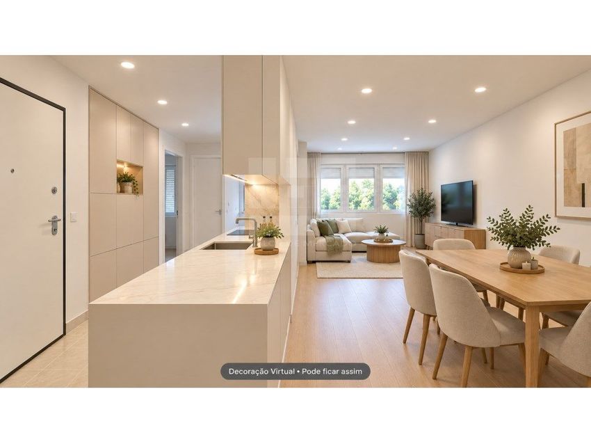 Imagem Sala de estar de apartamento t4 em Praceta Sebastião da Gama