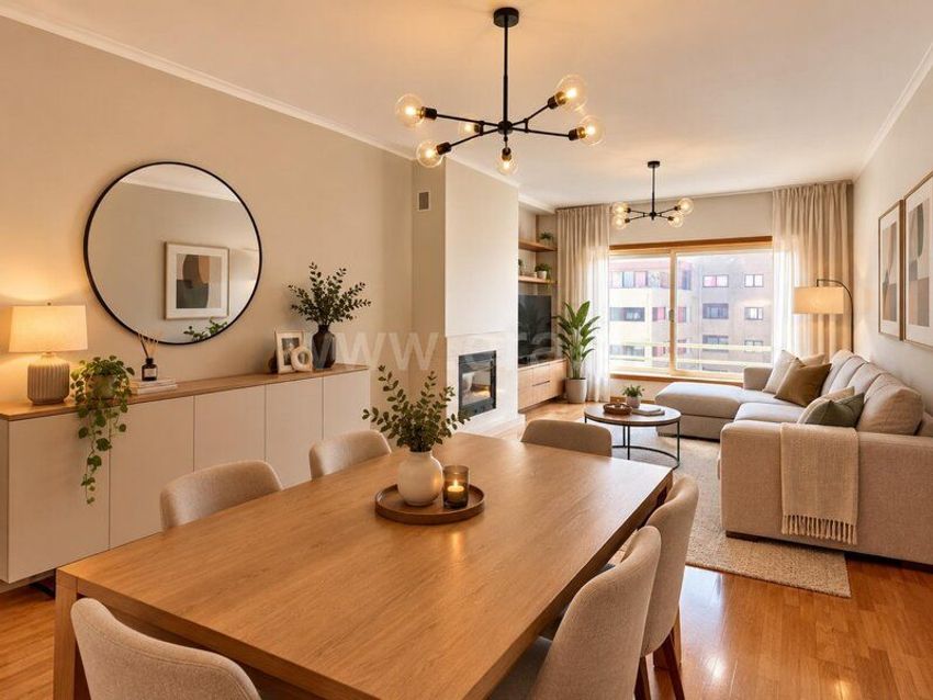 Imagem Sala de estar de apartamento t2 em Centro de Valadares - Penedo - Valadarinho