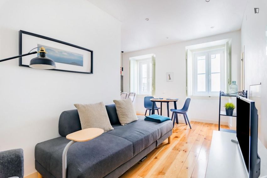 Imagem Sala de estar de apartamento t1 em Beco da Formosa