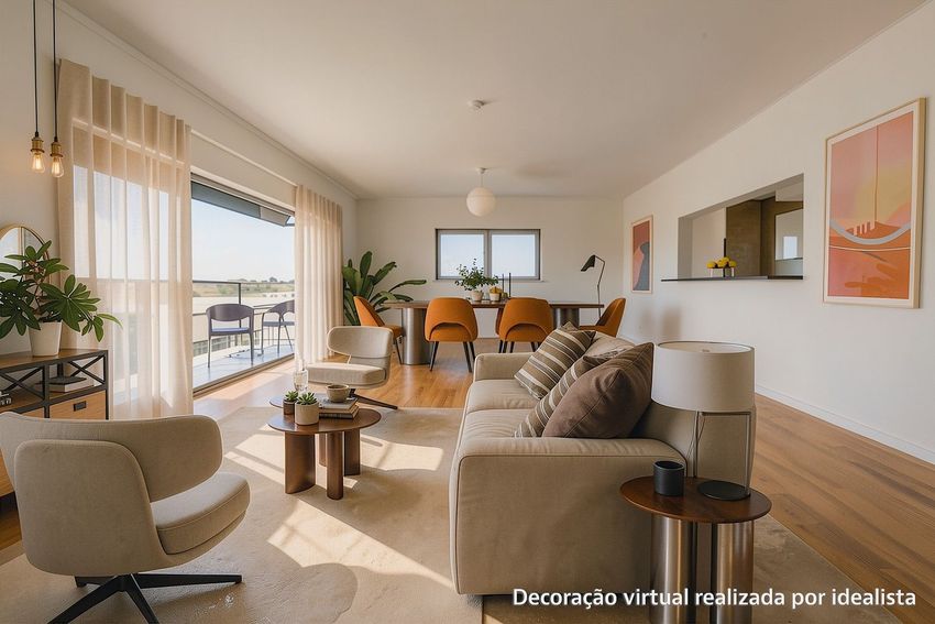 Imagem Sala de estar de apartamento t2 em Rua da Fonte da Granja, 30