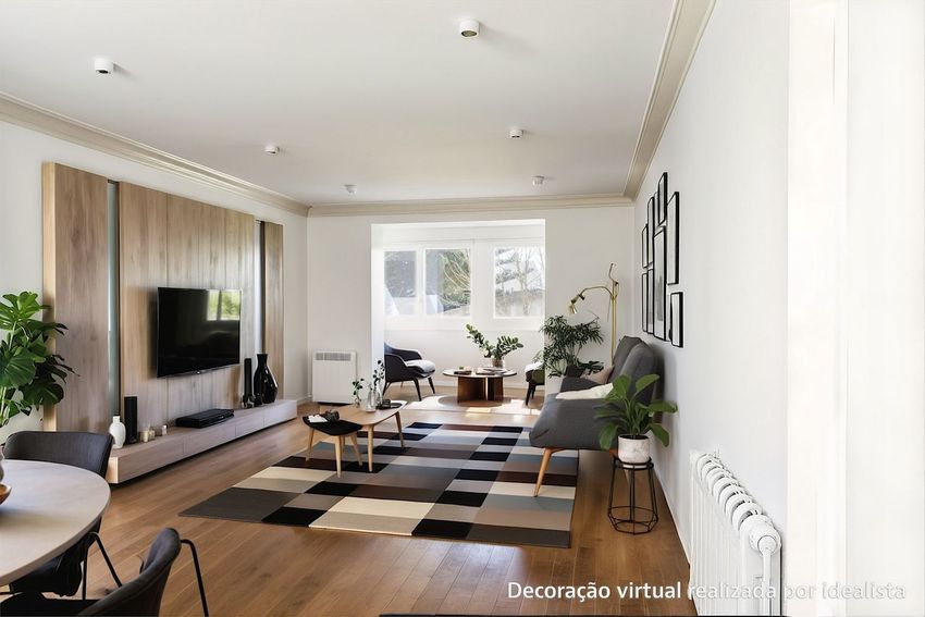 Imagem Sala de estar de apartamento t2 em Rua Pato Real