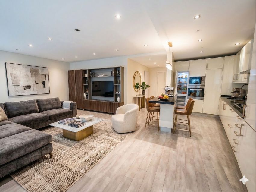 Imagem Sala de estar de apartamento t2 em Rua Mário Moreira, 2