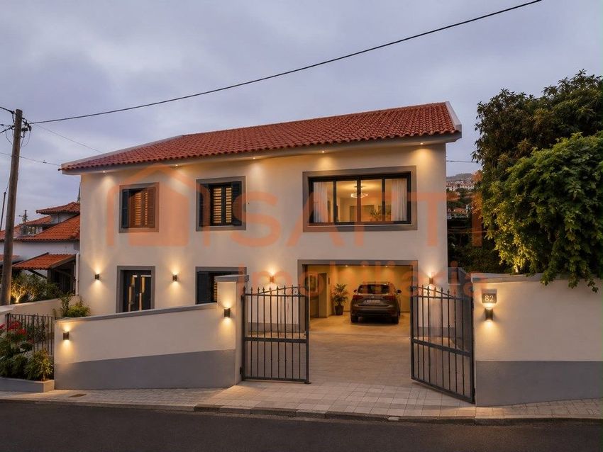 Imagem Fachada de  moradia independente em Calheta