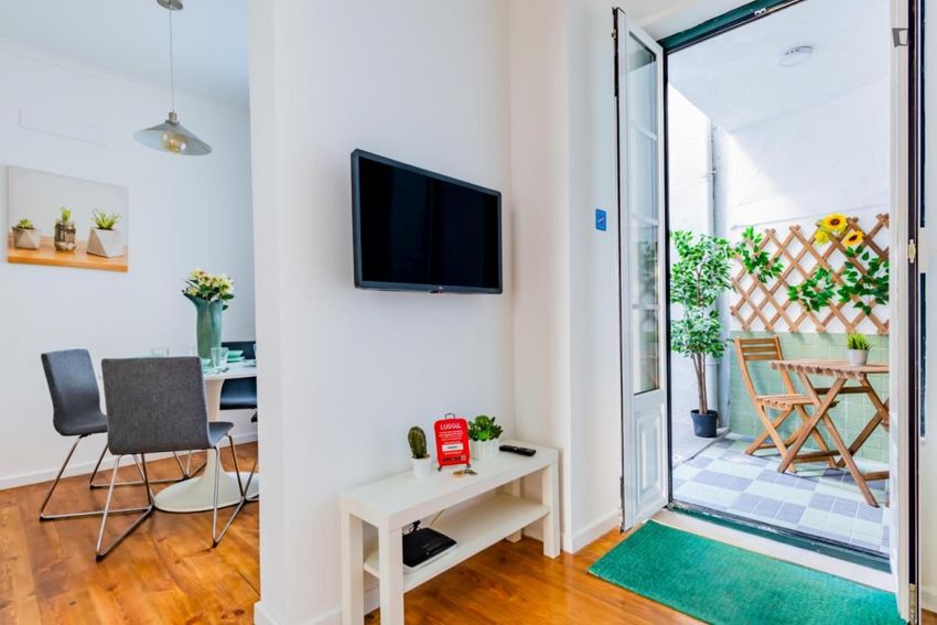 Imagem Sala de estar de apartamento t2 em Rua das Olarias