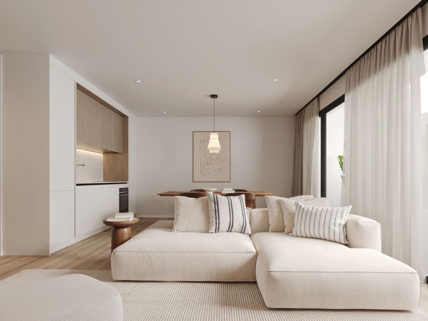 Imagem Sala de estar de apartamento t2 em Rua de Nove de Abril, 621