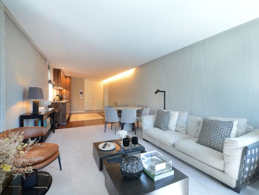 Imagem Sala de estar de apartamento t2 em Fluvial