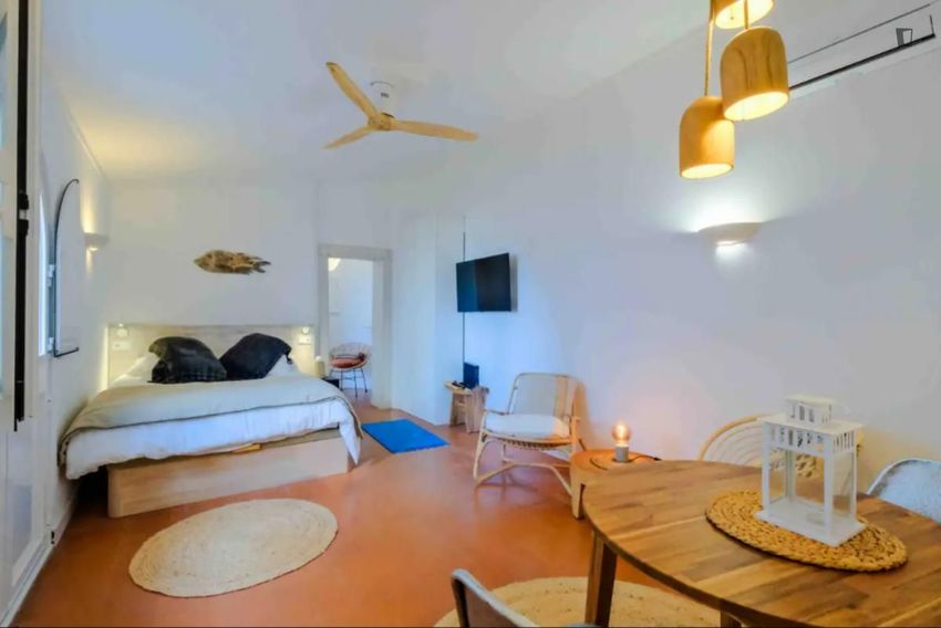 Imagem Sala de estar de apartamento t0 em Rua Olivença