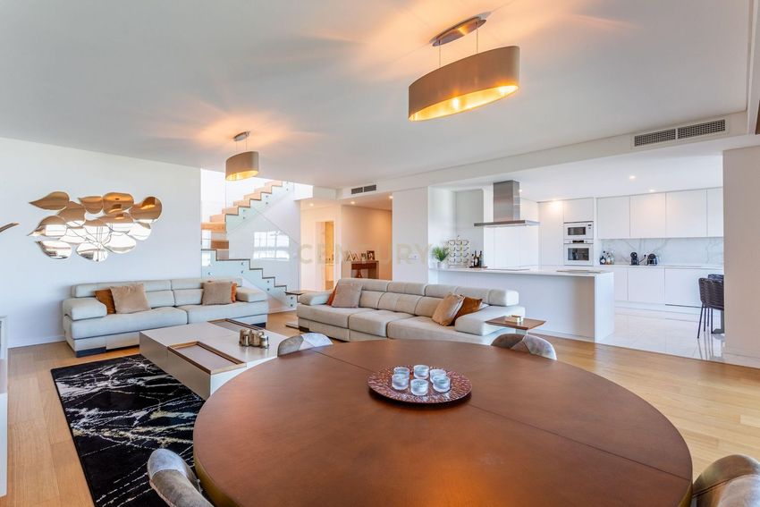 Imagem Sala de estar de apartamento t3 em Alcochete