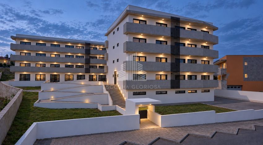 Imagem Fachada de apartamento t1 em Tomás Ribeiro s/n