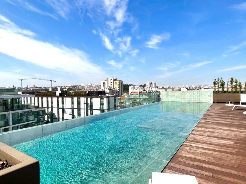Imagem Piscina de apartamento t3 em Avenida do Uruguai