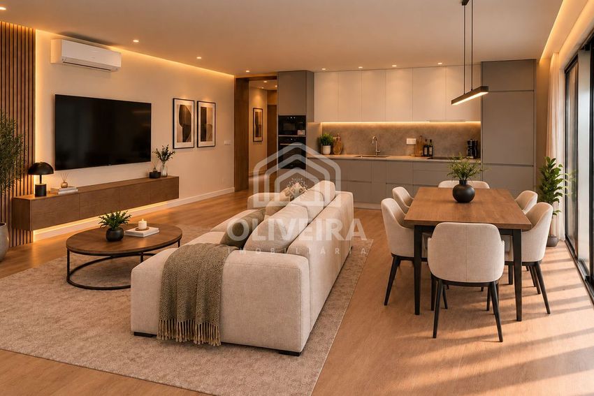 Imagem Sala de estar de apartamento t2 em Rua das Portas, 90