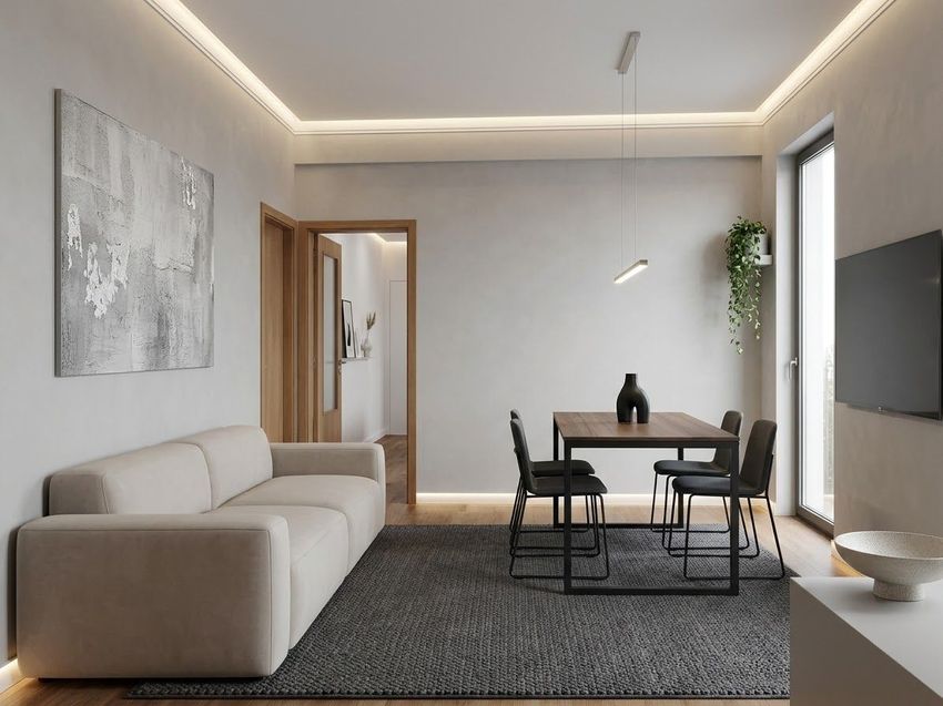 Imagem Sala de estar de apartamento t2 em Centro do Feijó